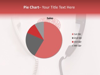 A Phone With A Red Heart On It PowerPoint Template