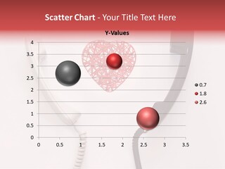 A Phone With A Red Heart On It PowerPoint Template