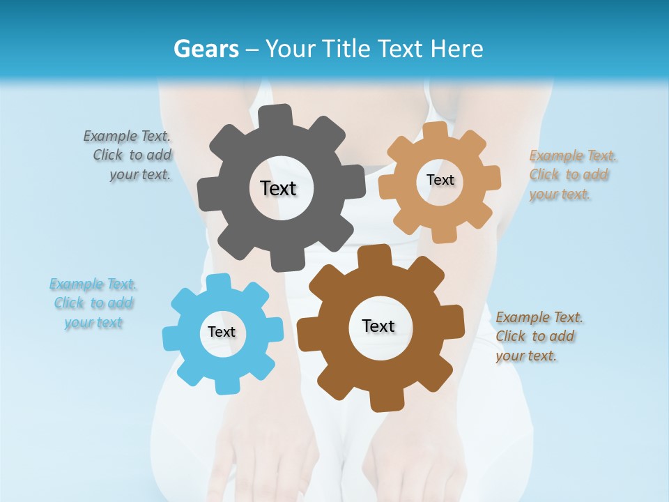 A Woman Sitting On The Ground With Her Feet Up PowerPoint Template