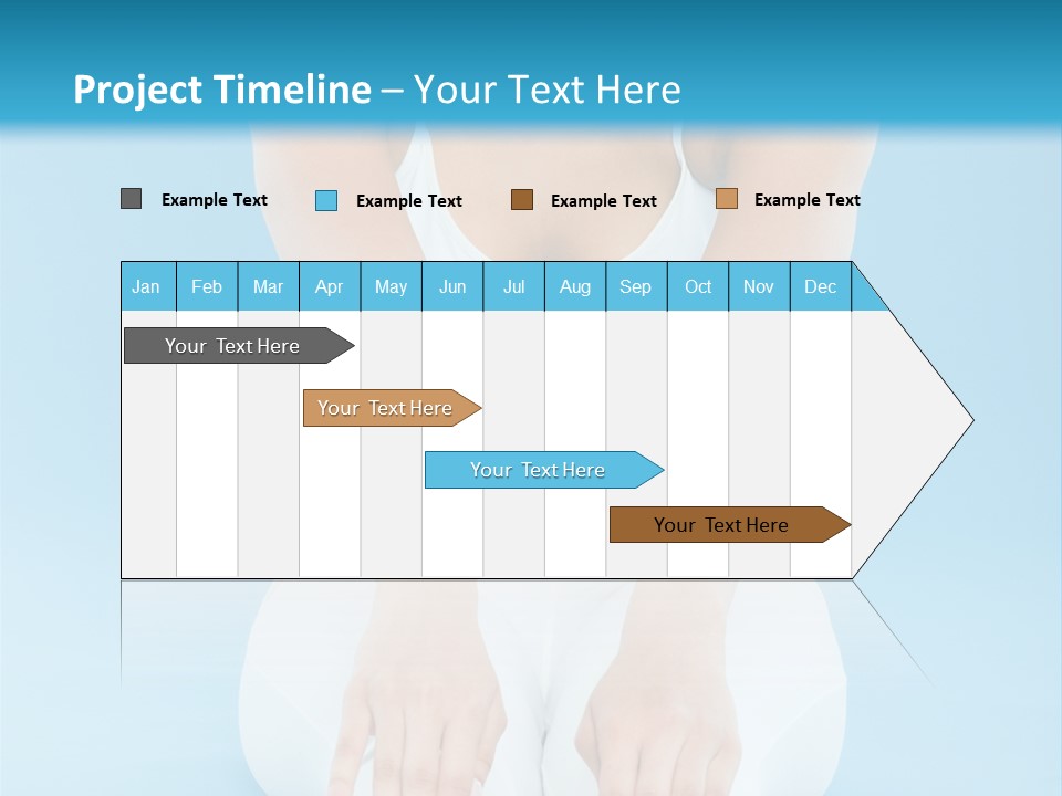 A Woman Sitting On The Ground With Her Feet Up PowerPoint Template