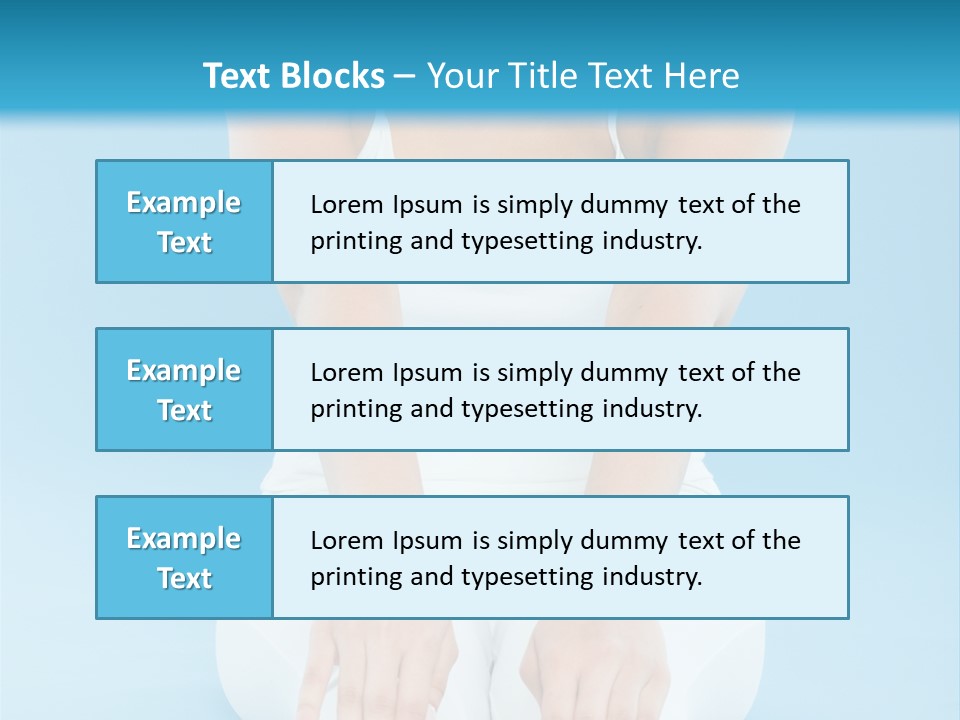 A Woman Sitting On The Ground With Her Feet Up PowerPoint Template
