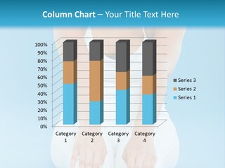 A Woman Sitting On The Ground With Her Feet Up PowerPoint Template