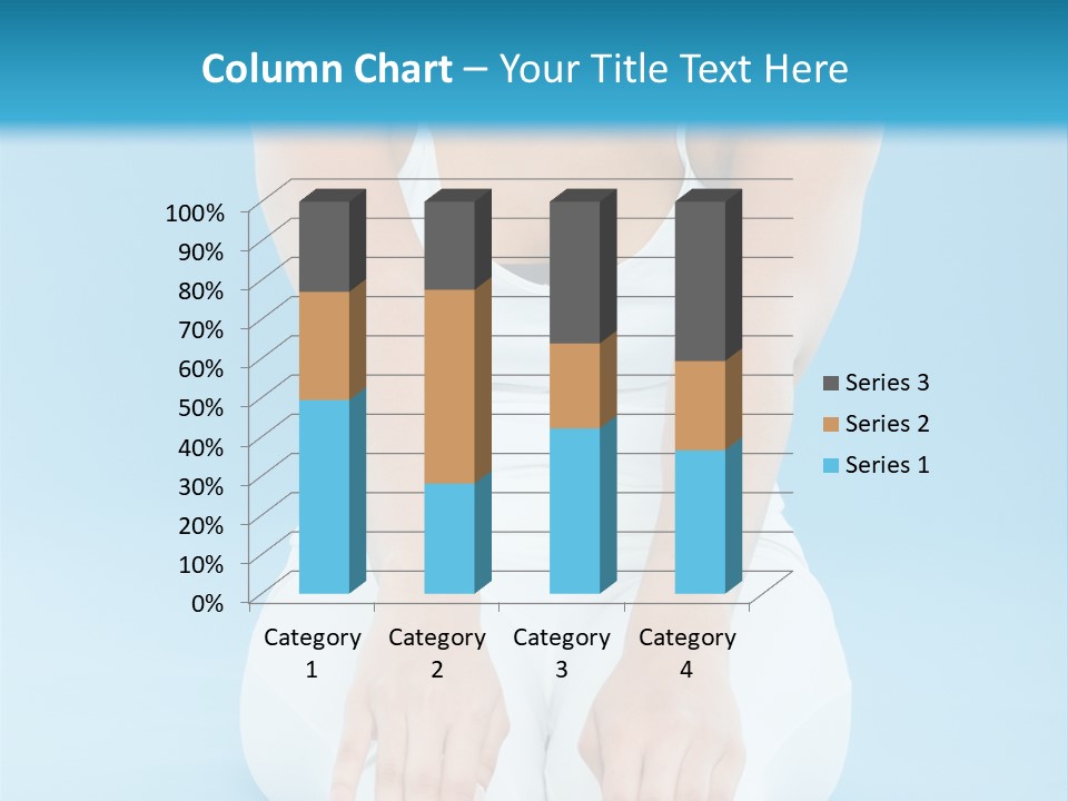 A Woman Sitting On The Ground With Her Feet Up PowerPoint Template