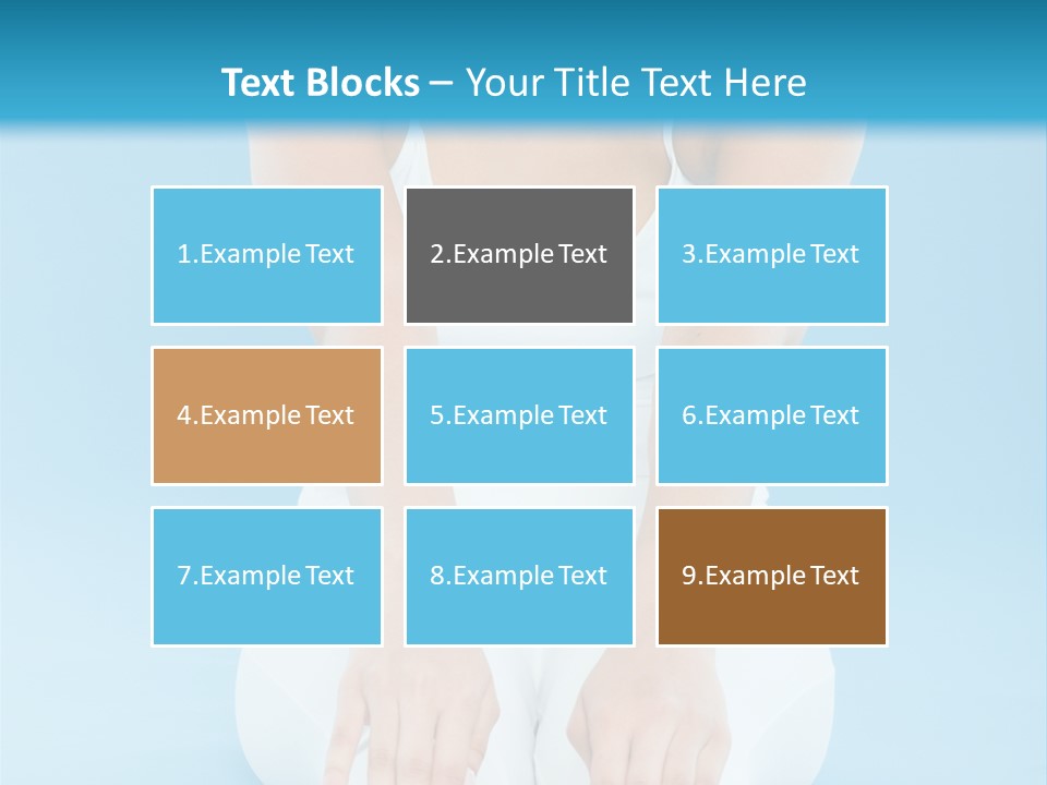 A Woman Sitting On The Ground With Her Feet Up PowerPoint Template