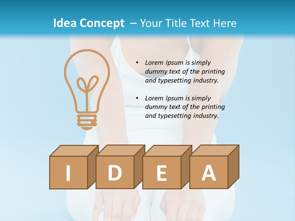 A Woman Sitting On The Ground With Her Feet Up PowerPoint Template