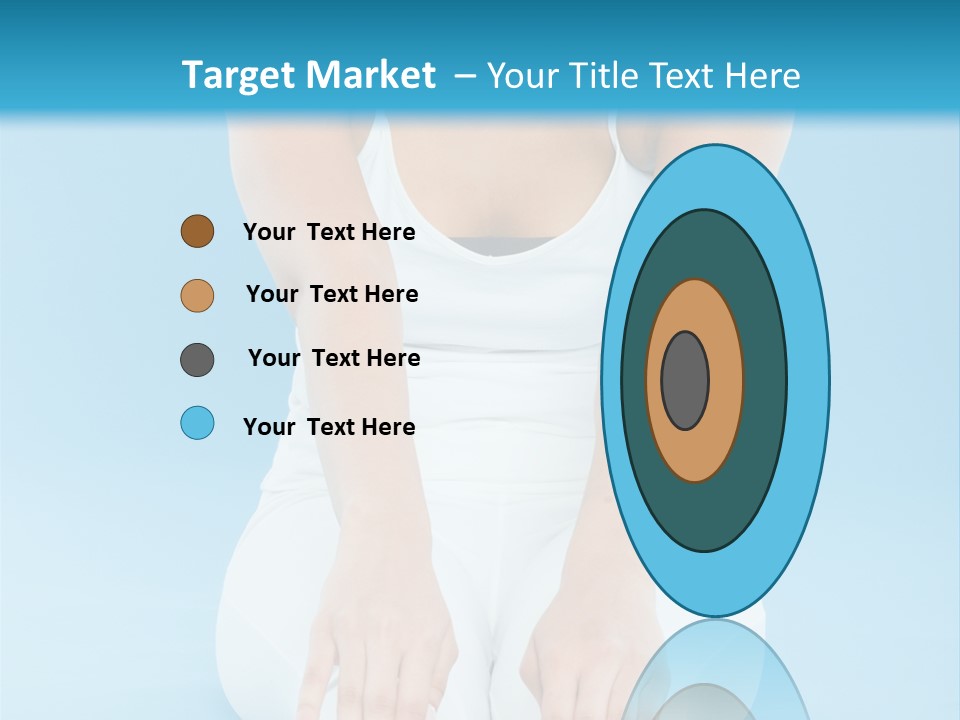 A Woman Sitting On The Ground With Her Feet Up PowerPoint Template