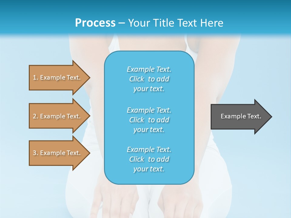 A Woman Sitting On The Ground With Her Feet Up PowerPoint Template