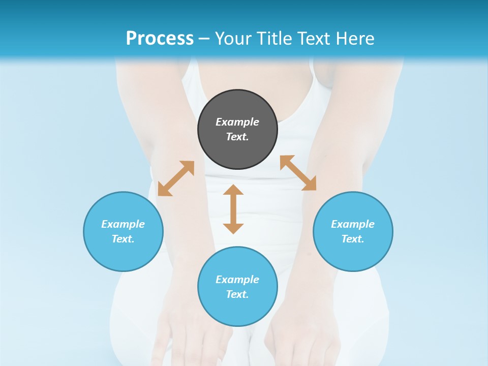 A Woman Sitting On The Ground With Her Feet Up PowerPoint Template