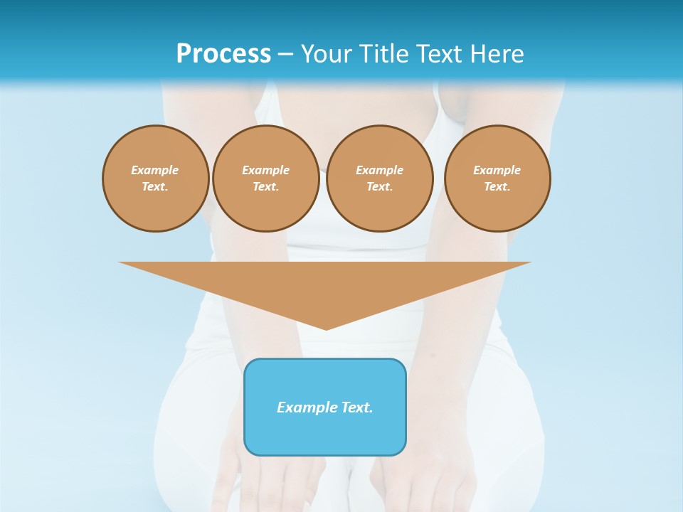 A Woman Sitting On The Ground With Her Feet Up PowerPoint Template