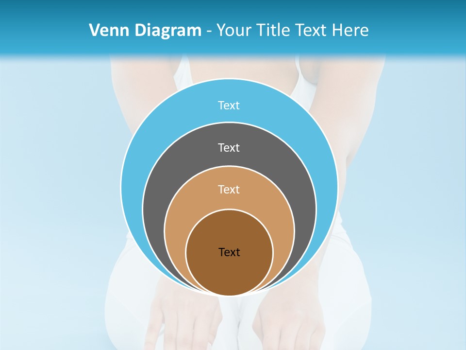 A Woman Sitting On The Ground With Her Feet Up PowerPoint Template