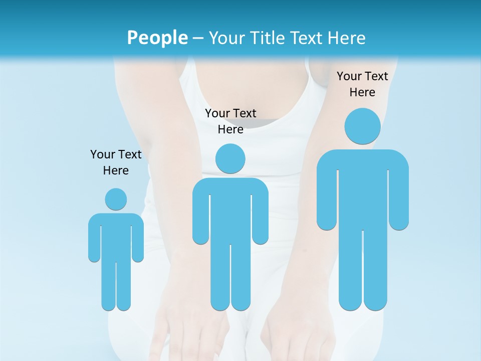 A Woman Sitting On The Ground With Her Feet Up PowerPoint Template