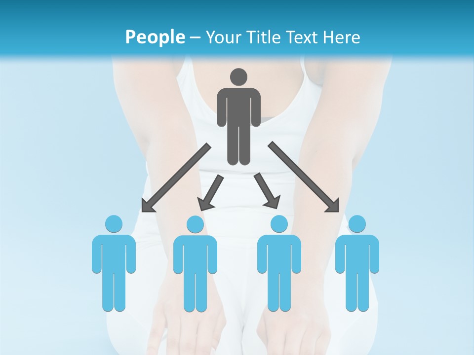 A Woman Sitting On The Ground With Her Feet Up PowerPoint Template