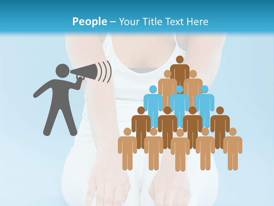 A Woman Sitting On The Ground With Her Feet Up PowerPoint Template