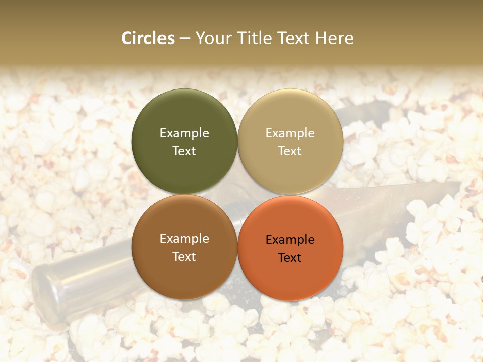 A Popcorn Machine With A Scoop Full Of Popcorn PowerPoint Template