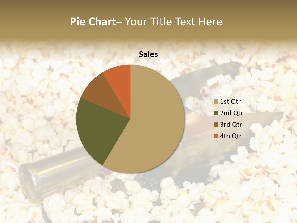 A Popcorn Machine With A Scoop Full Of Popcorn PowerPoint Template