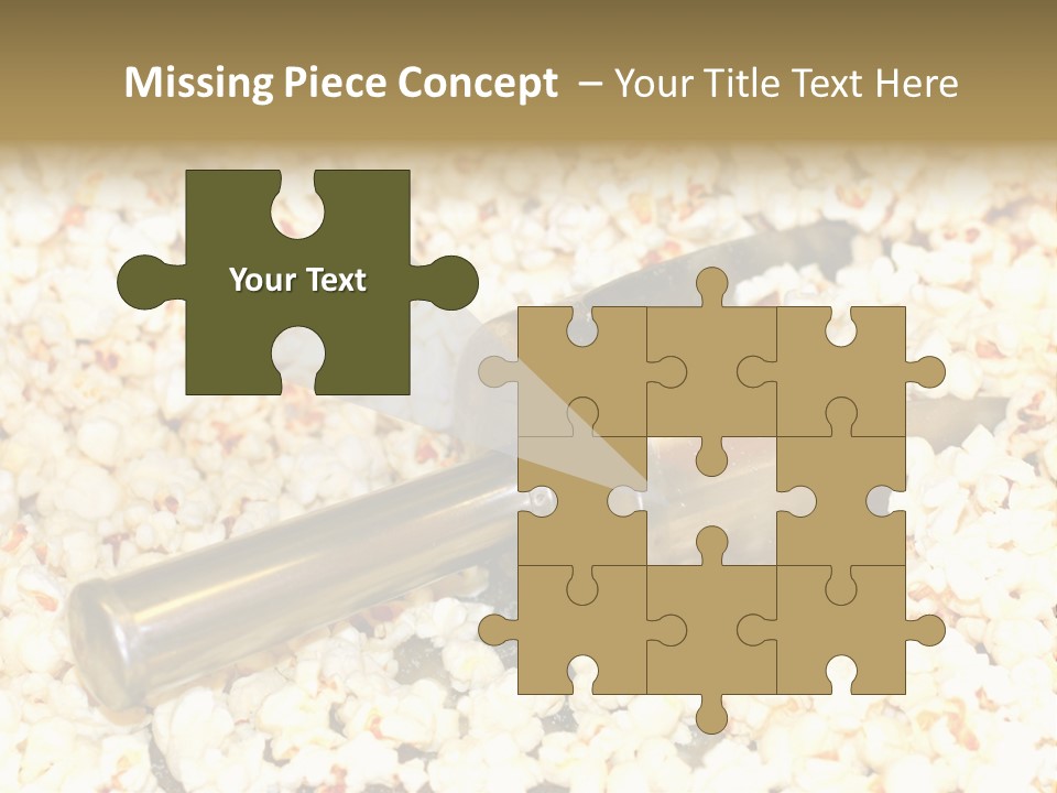 A Popcorn Machine With A Scoop Full Of Popcorn PowerPoint Template