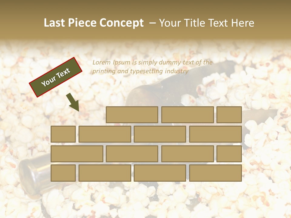 A Popcorn Machine With A Scoop Full Of Popcorn PowerPoint Template