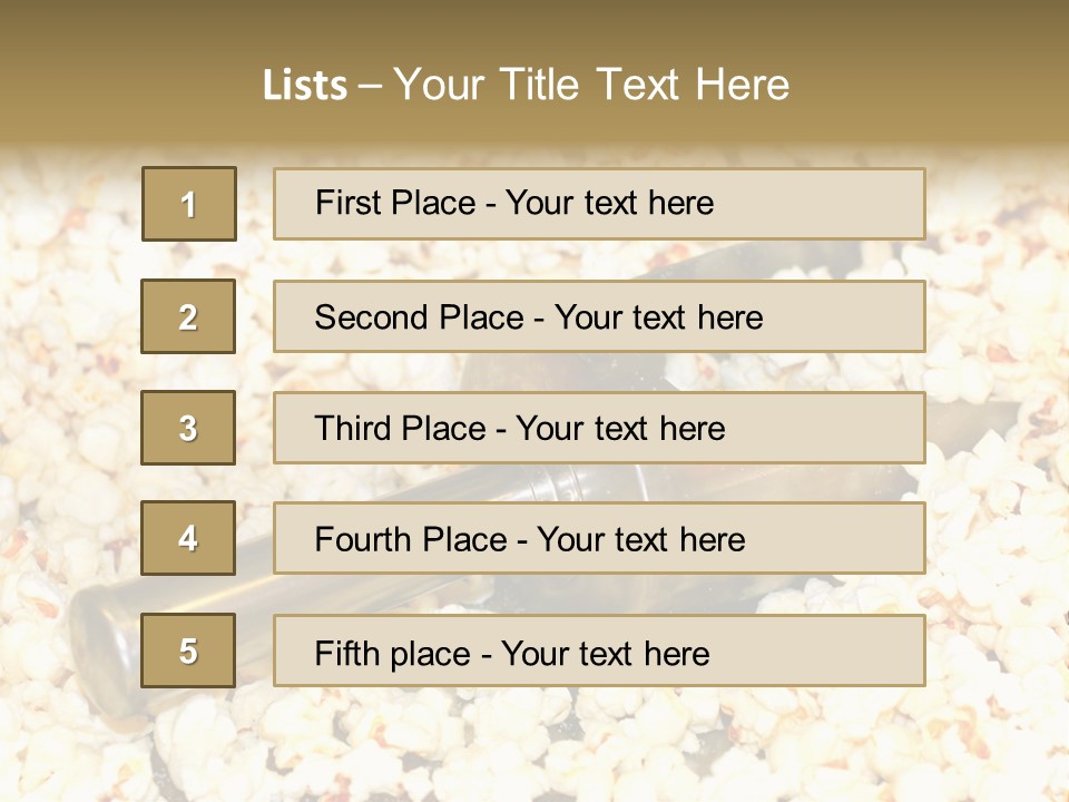 A Popcorn Machine With A Scoop Full Of Popcorn PowerPoint Template