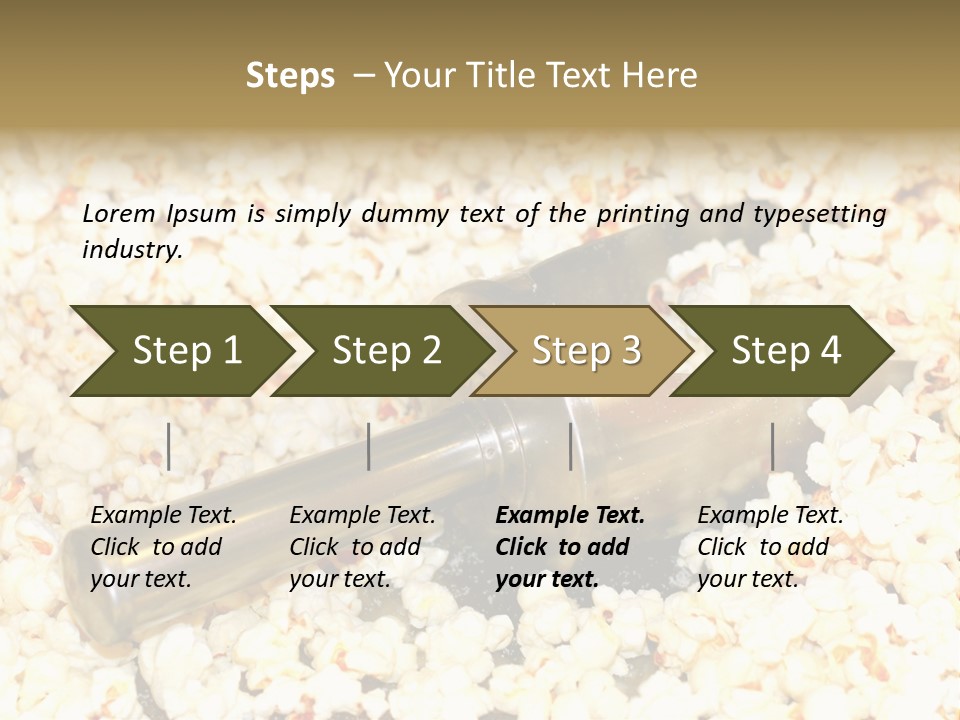 A Popcorn Machine With A Scoop Full Of Popcorn PowerPoint Template