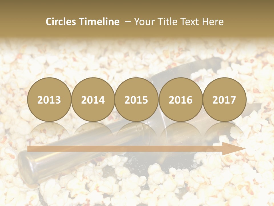 A Popcorn Machine With A Scoop Full Of Popcorn PowerPoint Template