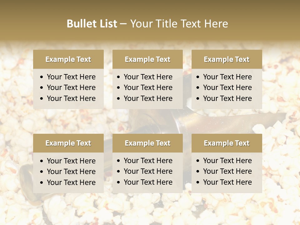 A Popcorn Machine With A Scoop Full Of Popcorn PowerPoint Template