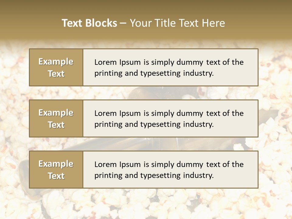 A Popcorn Machine With A Scoop Full Of Popcorn PowerPoint Template
