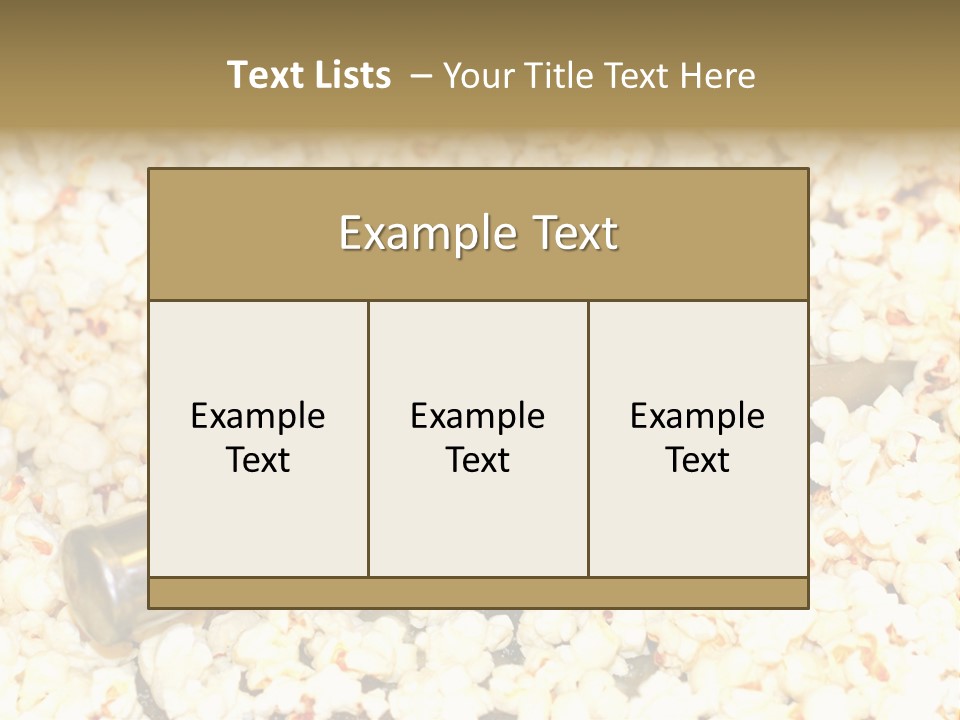 A Popcorn Machine With A Scoop Full Of Popcorn PowerPoint Template