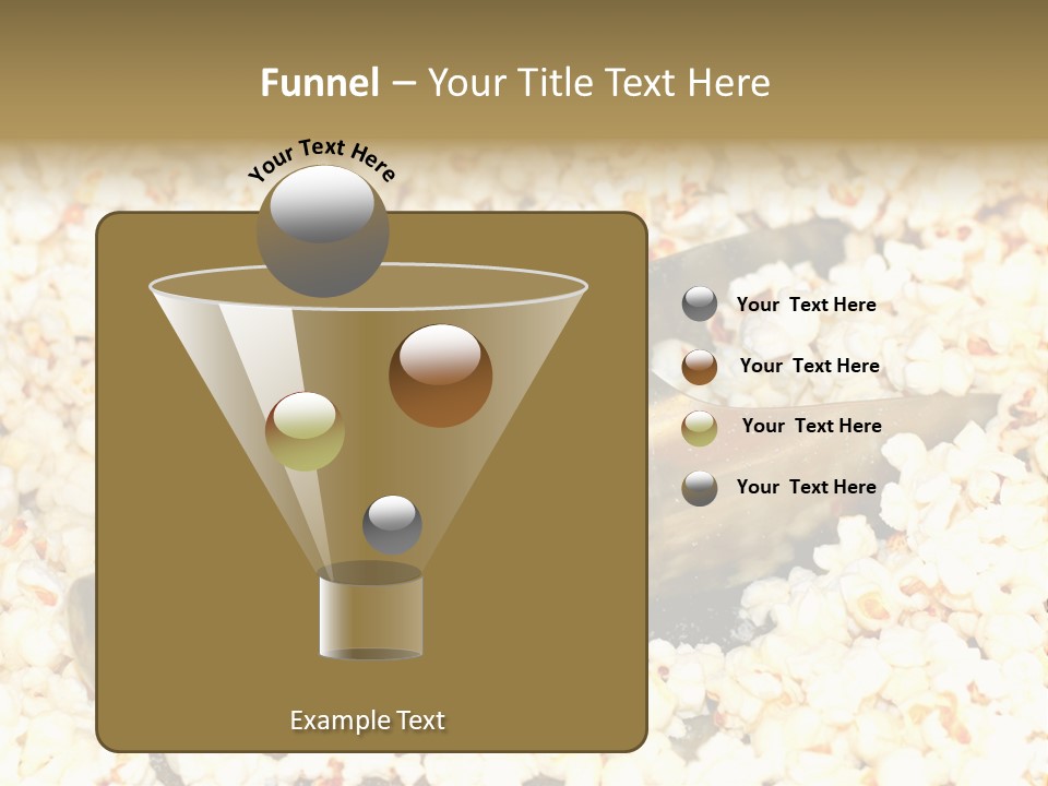 A Popcorn Machine With A Scoop Full Of Popcorn PowerPoint Template