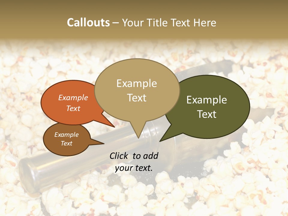 A Popcorn Machine With A Scoop Full Of Popcorn PowerPoint Template