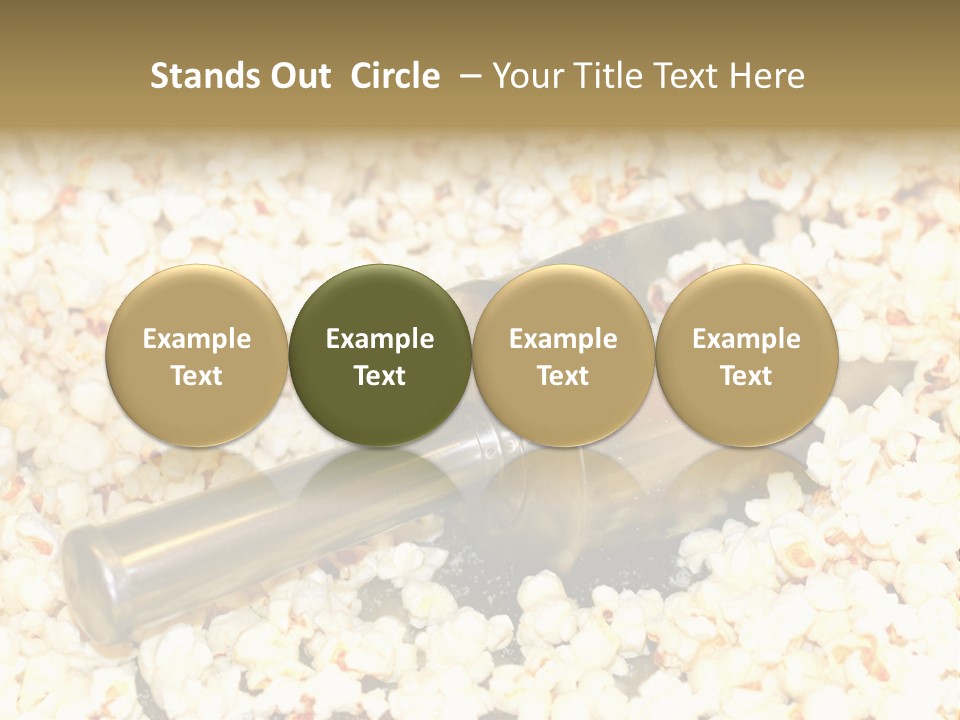A Popcorn Machine With A Scoop Full Of Popcorn PowerPoint Template