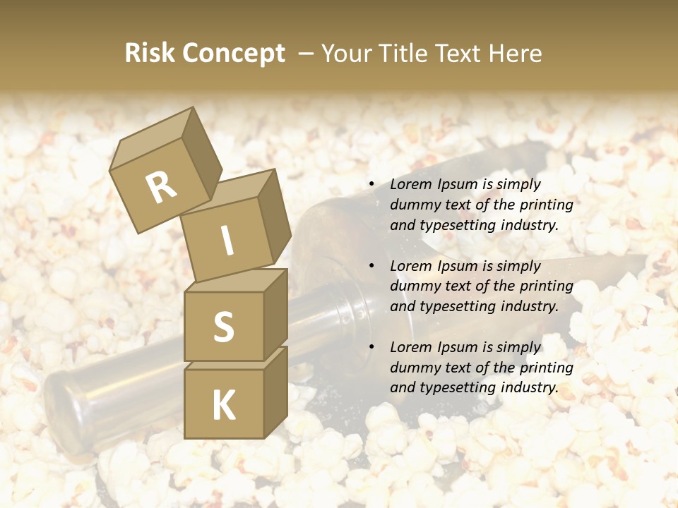 A Popcorn Machine With A Scoop Full Of Popcorn PowerPoint Template