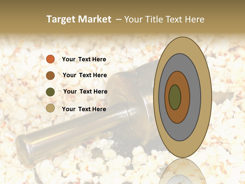 A Popcorn Machine With A Scoop Full Of Popcorn PowerPoint Template