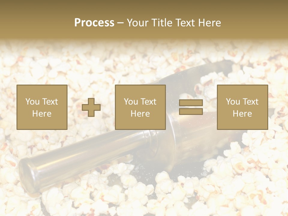 A Popcorn Machine With A Scoop Full Of Popcorn PowerPoint Template