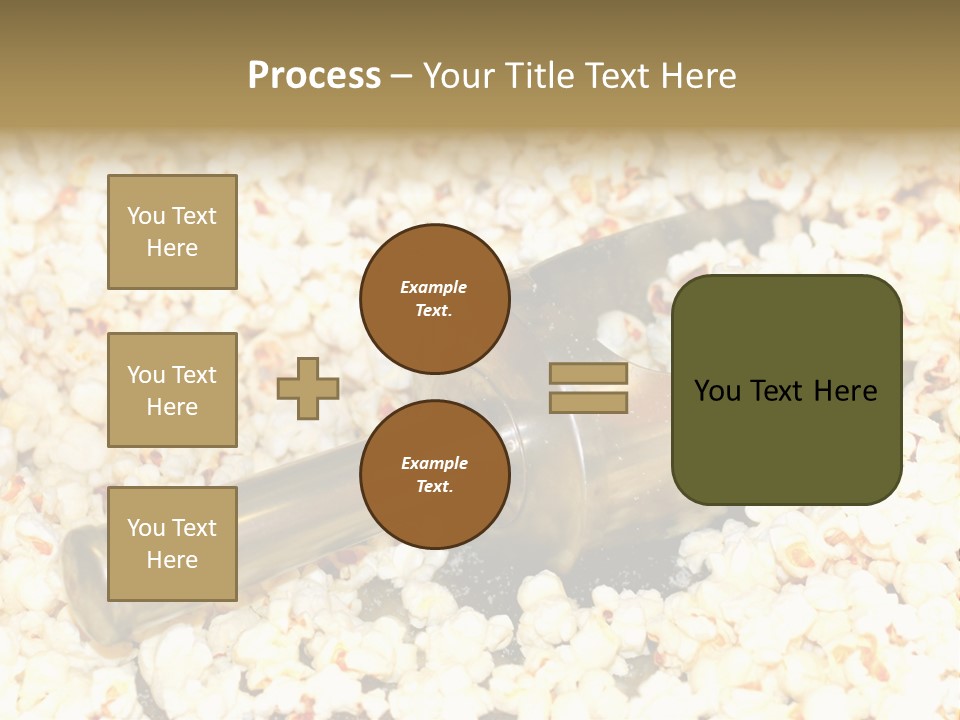 A Popcorn Machine With A Scoop Full Of Popcorn PowerPoint Template