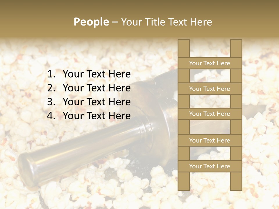 A Popcorn Machine With A Scoop Full Of Popcorn PowerPoint Template