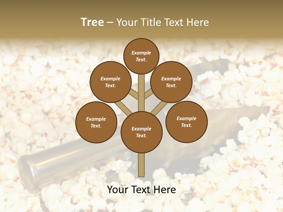 A Popcorn Machine With A Scoop Full Of Popcorn PowerPoint Template