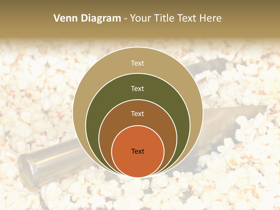 A Popcorn Machine With A Scoop Full Of Popcorn PowerPoint Template