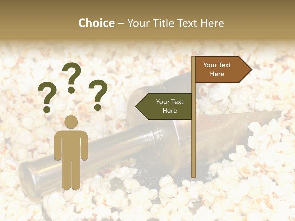 A Popcorn Machine With A Scoop Full Of Popcorn PowerPoint Template