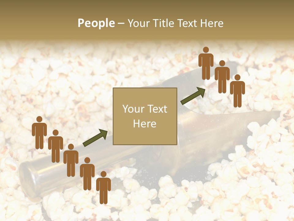 A Popcorn Machine With A Scoop Full Of Popcorn PowerPoint Template