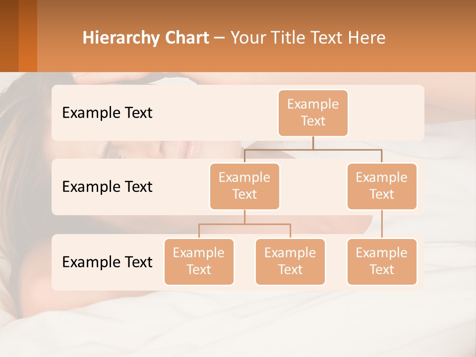 A Woman Laying In Bed With Her Eyes Closed PowerPoint Template