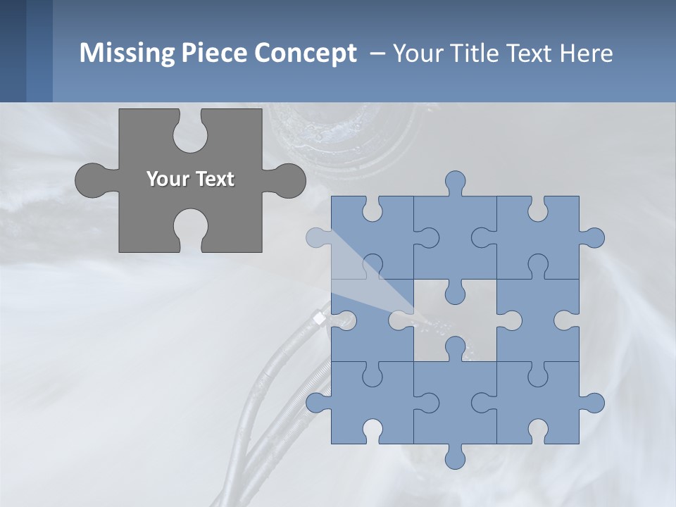 A Large Pipe Is Shown In This Powerpoint Presentation PowerPoint Template