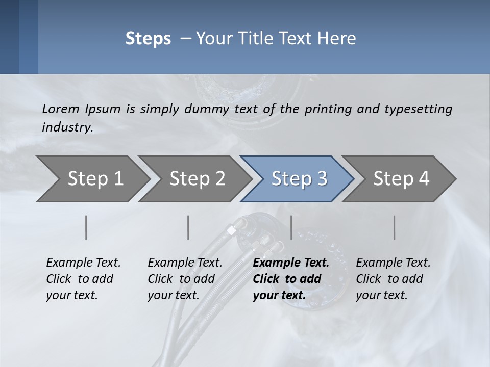 A Large Pipe Is Shown In This Powerpoint Presentation PowerPoint Template