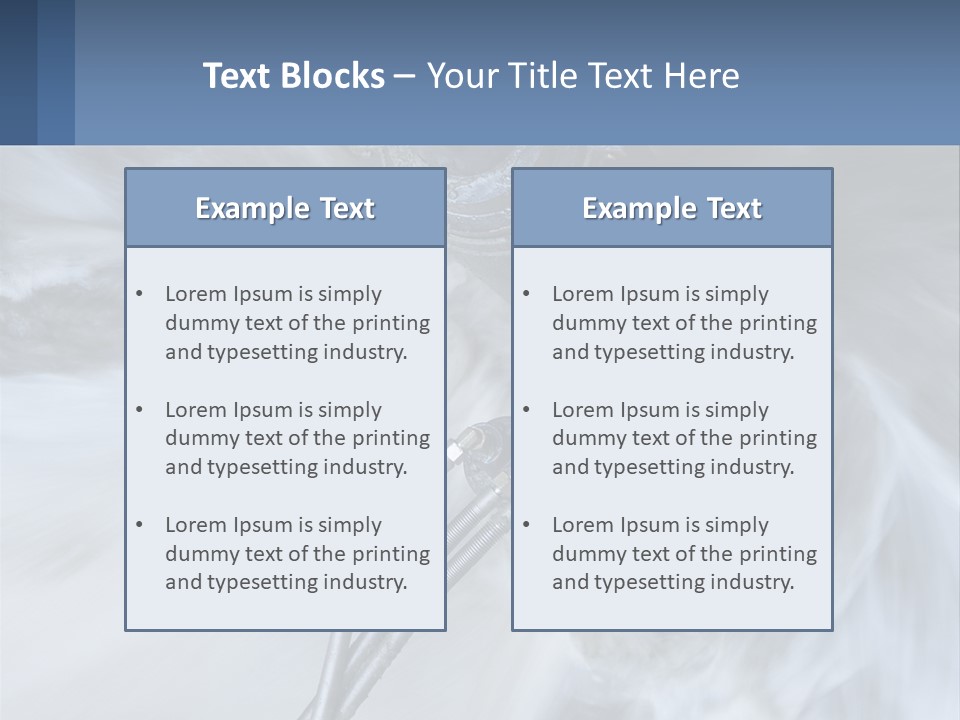 A Large Pipe Is Shown In This Powerpoint Presentation PowerPoint Template