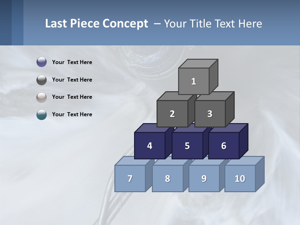 A Large Pipe Is Shown In This Powerpoint Presentation PowerPoint Template