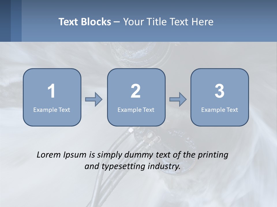 A Large Pipe Is Shown In This Powerpoint Presentation PowerPoint Template