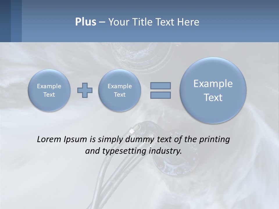 A Large Pipe Is Shown In This Powerpoint Presentation PowerPoint Template