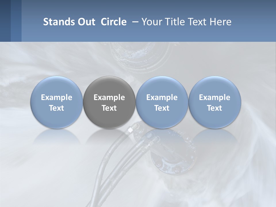 A Large Pipe Is Shown In This Powerpoint Presentation PowerPoint Template
