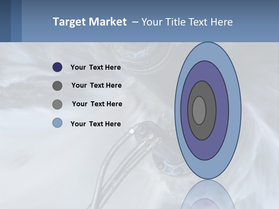 A Large Pipe Is Shown In This Powerpoint Presentation PowerPoint Template