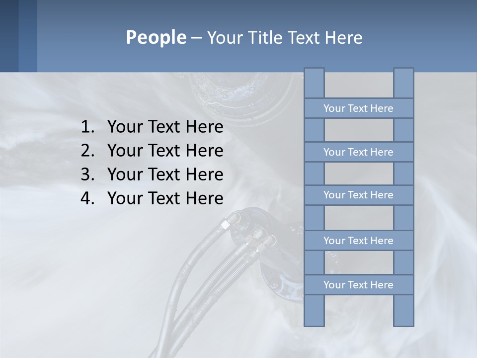 A Large Pipe Is Shown In This Powerpoint Presentation PowerPoint Template