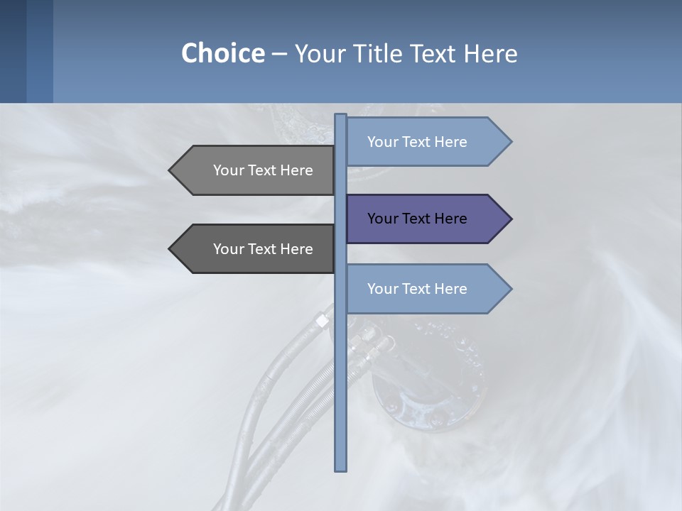 A Large Pipe Is Shown In This Powerpoint Presentation PowerPoint Template